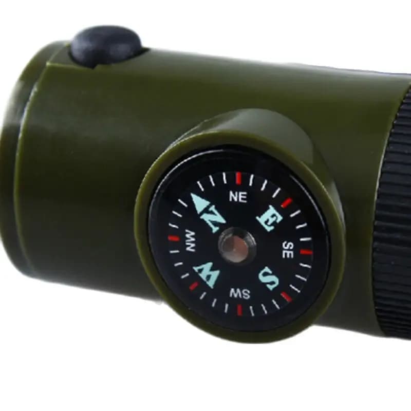Sifflet tactique 7 en 1 avec outils survival pour pêche extrême et expéditions outdoor