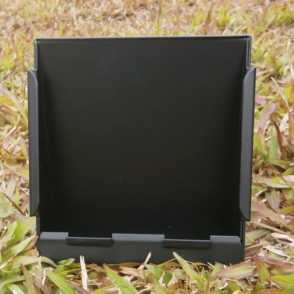 Cible et piège à plombs carré noir 14x14 cm pour airgun, BBs en acier et plastique
