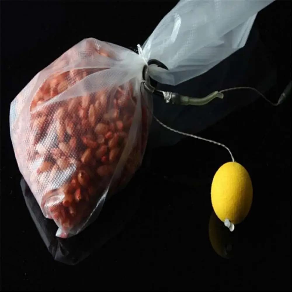 50 sacs en maille PVA solubles pour appâts de pêche à la carpe - Accessoires de pêche en extérieur