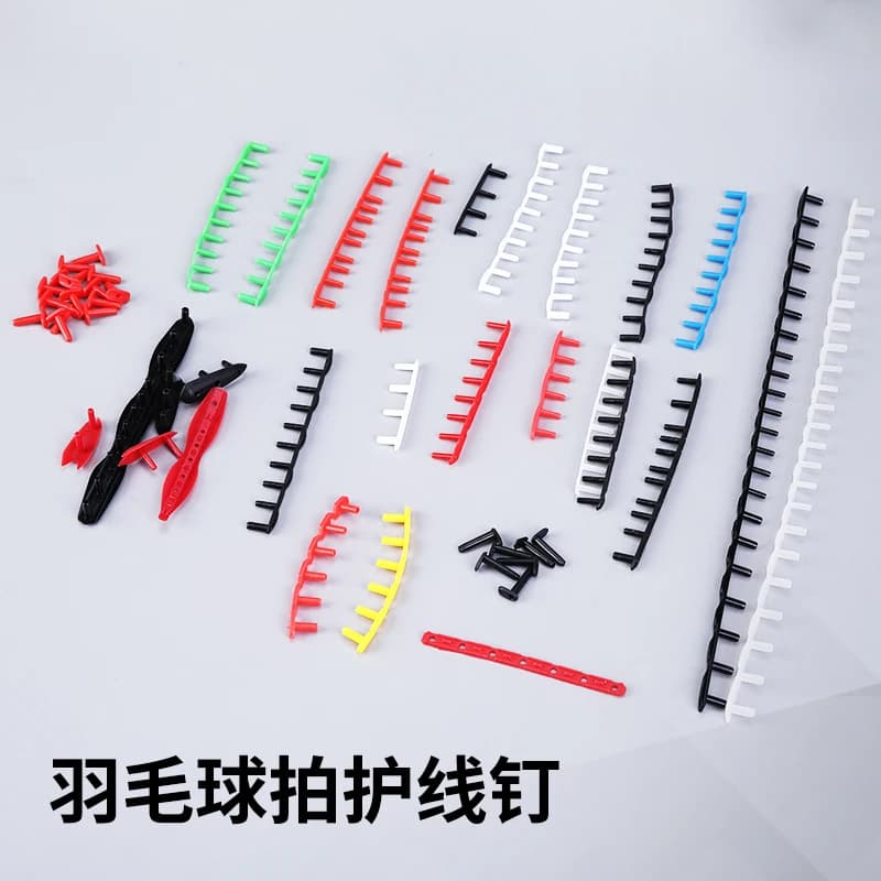 150 Pièces Clous Grommets Raquette Badminton Alpha Nylon Court Long Double - Outils Pêche