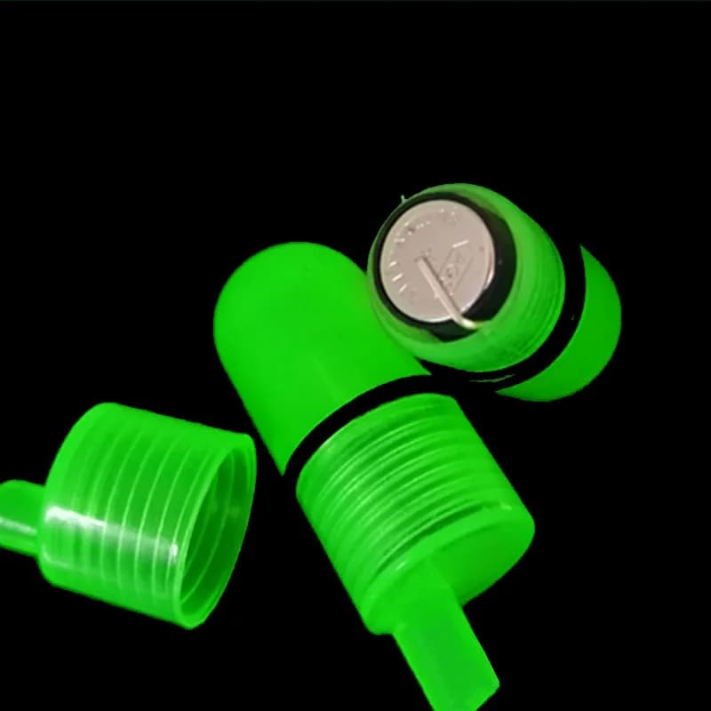 20 clips luminescents LED pour pêche de nuit - accessoires lumineux pour cannes et alarmes sonores
