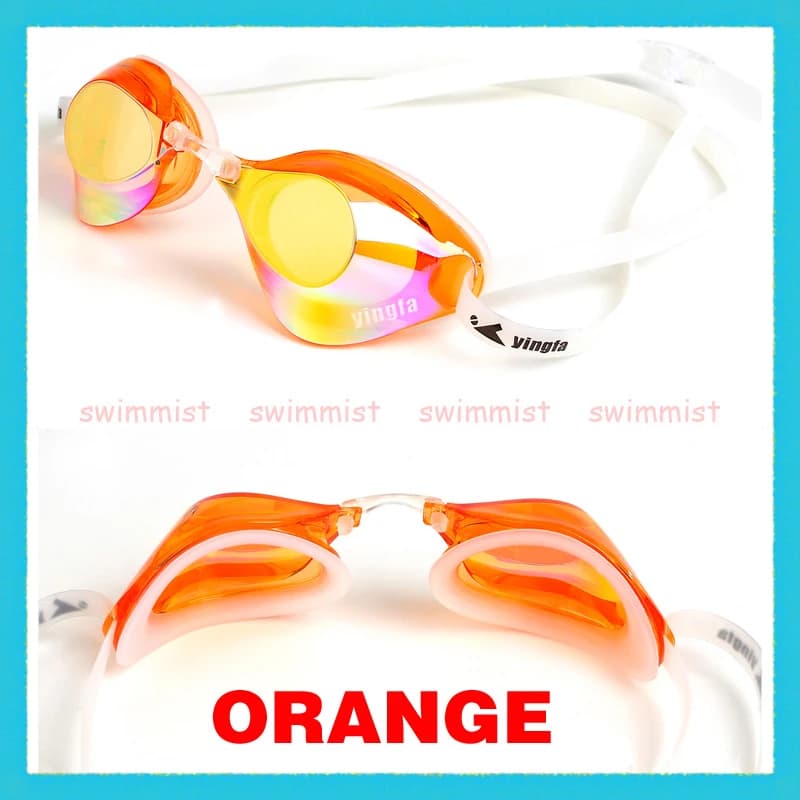 Lunettes de compétition YINGFA YN2AFV professionnelles - Entraînement natation anti-buée protection UV couleurs vives