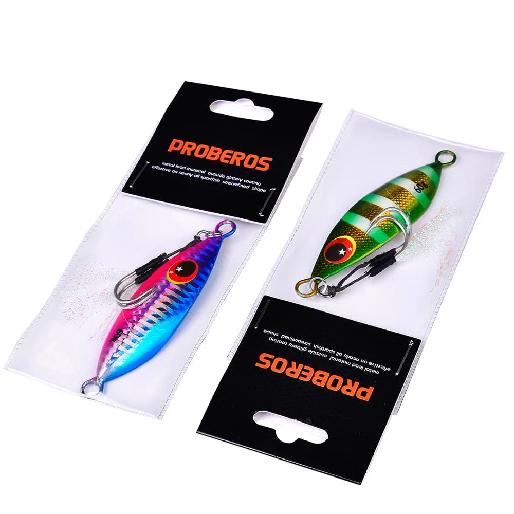 Big Jig 10g-60g holographique - leurre métallique brillant pour pêche en mer - appât artificiel bass