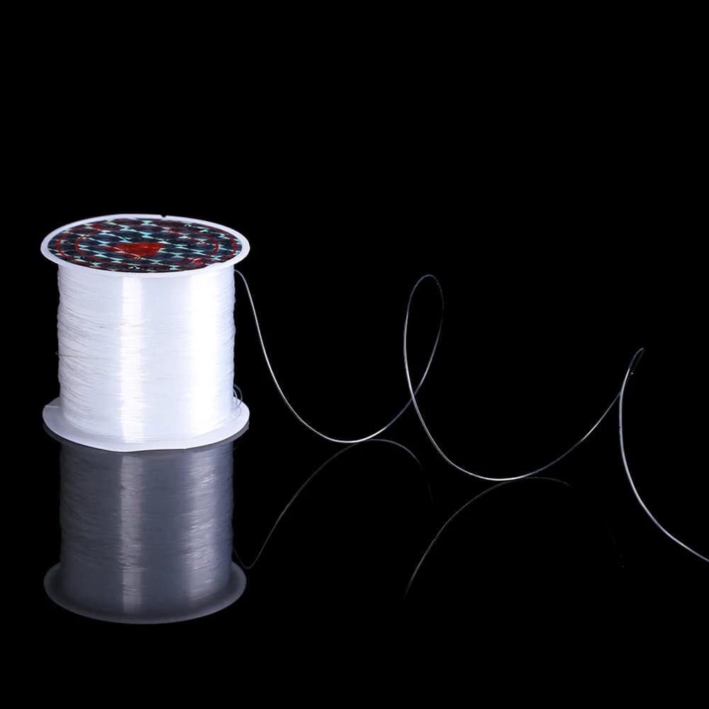 Ligne de pêche cristal PE nylon tressée monofilament 0.2mm-0.6mm 20m-155m fil solide outils pêche