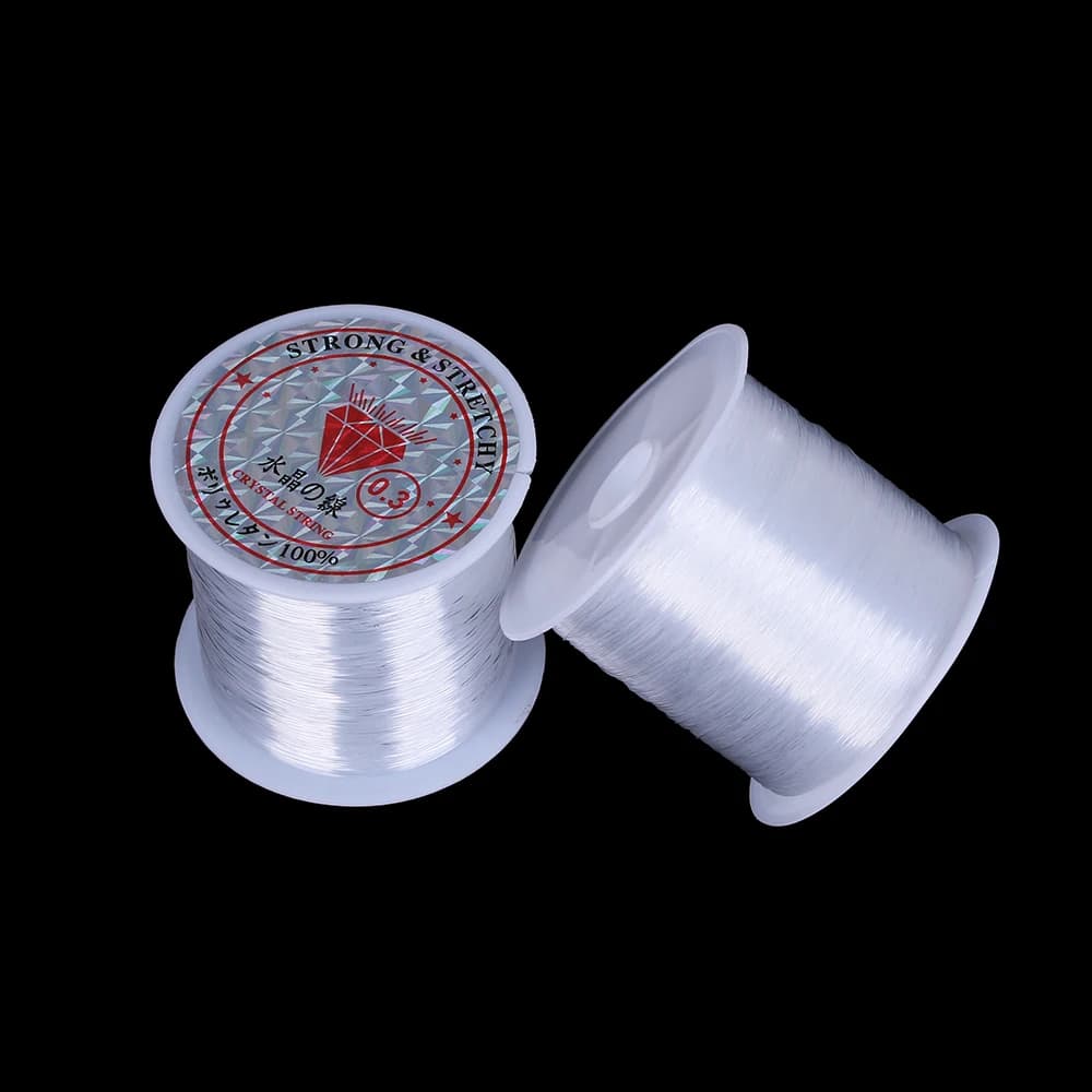 Ligne de pêche cristal PE nylon tressée monofilament 0.2mm-0.6mm 20m-155m fil solide outils pêche