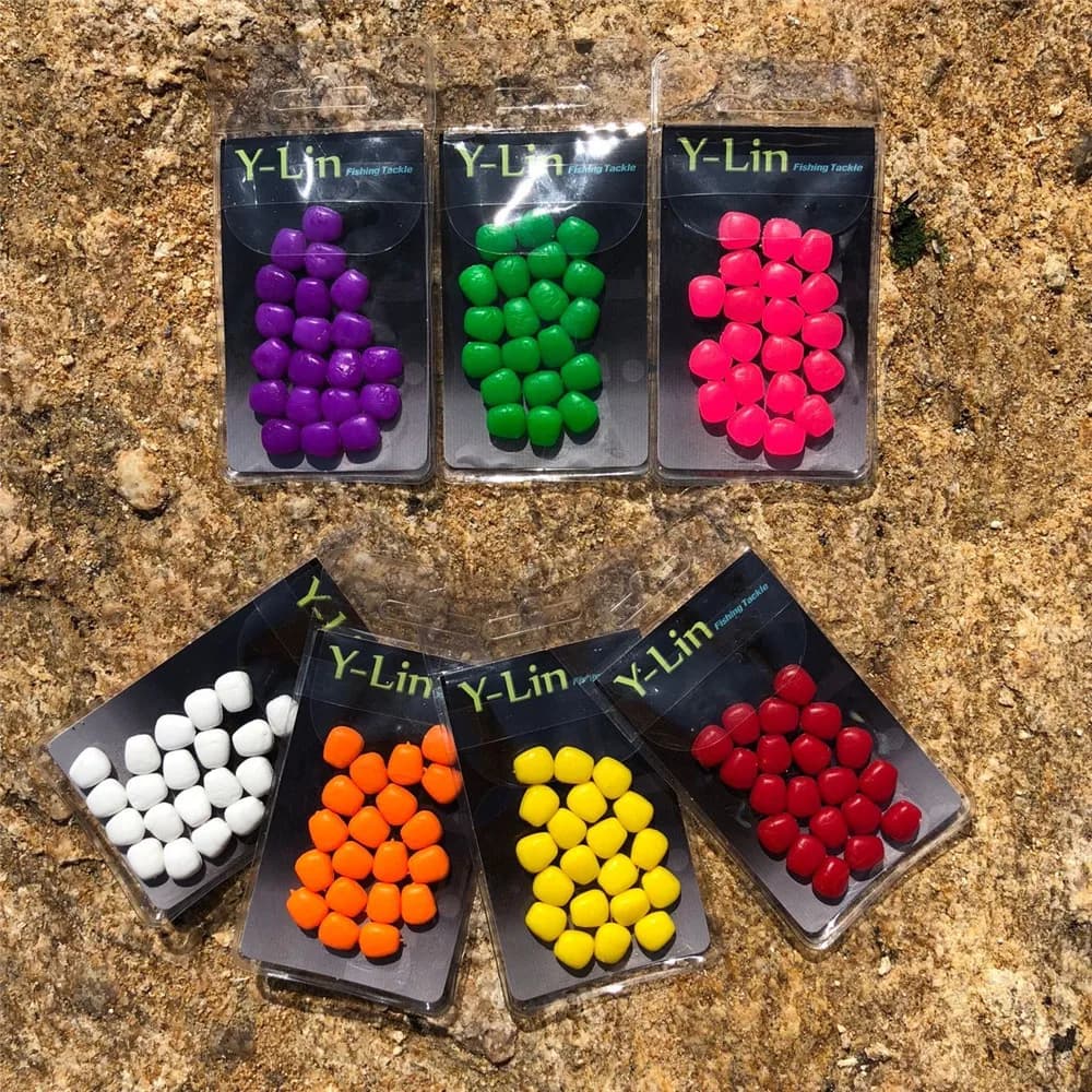 20pcs pop up boilies flottants imitation maïs tiger nuts - hair rigs prêts pour pêche carpe