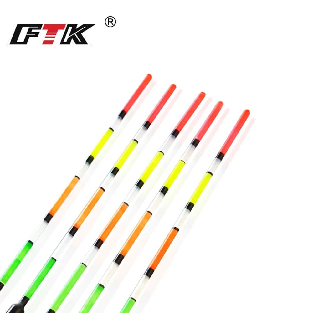 Lot de 5 flotteurs Barguzinsky Fir Vertical Pesca 3+2g 4+2g 5+2g 6+2g pour la pêche à la carpe