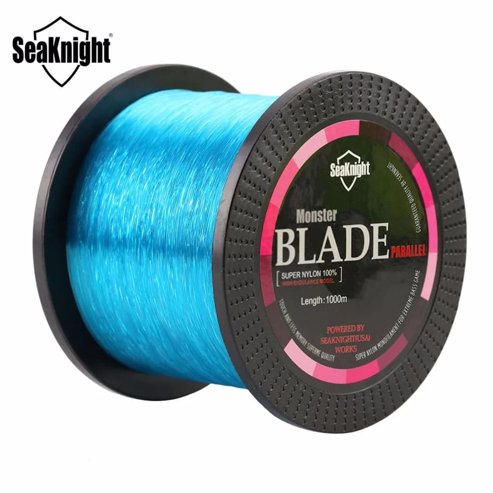 Ligne de pêche monofilament japonais SeaKnight BLADE 1000M pour eau salée et eau douce 2-35LB