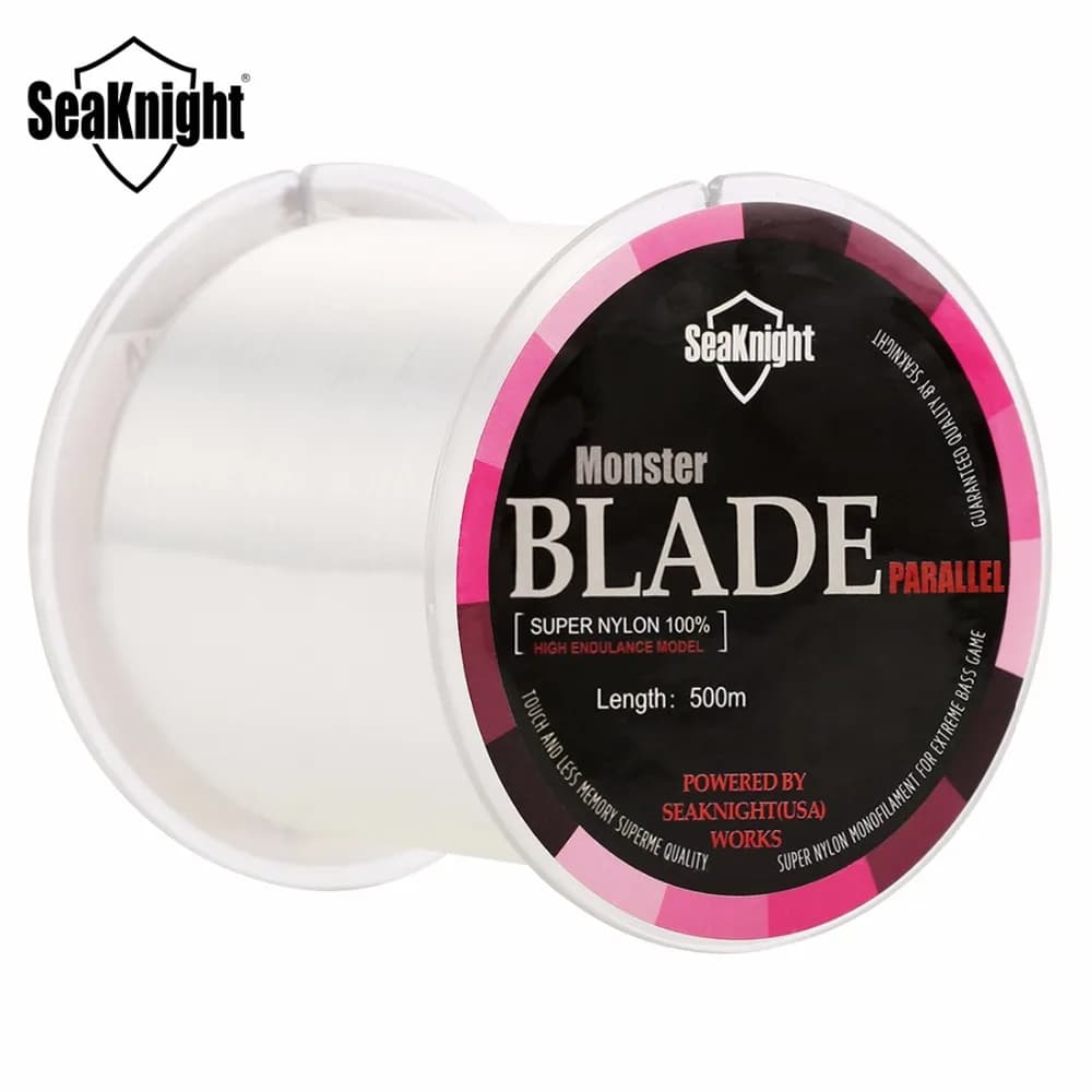 Ligne de pêche monofilament nylon Japon SeaKnight Blade Series 500m pour carpe et carnassiers 2-35LB
