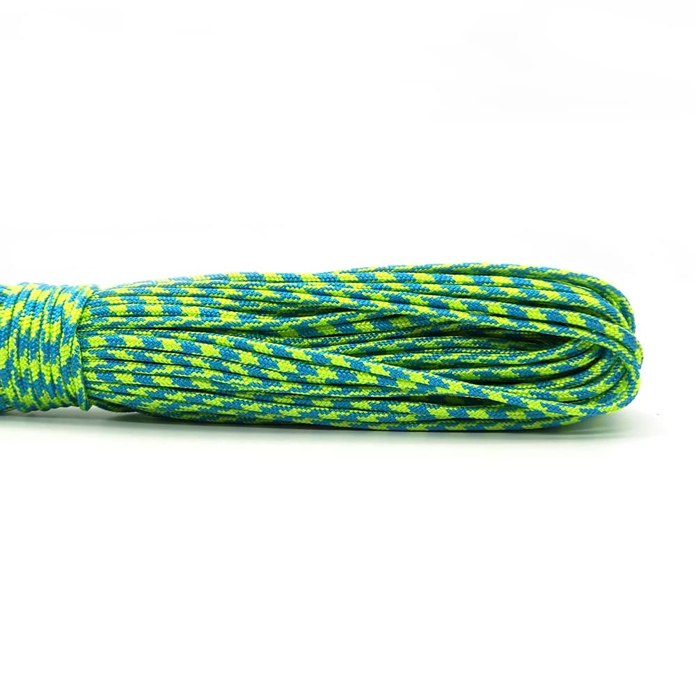 Paracord 100 couleurs 31 mètres - Corde parachute pour pêche, camping et survie