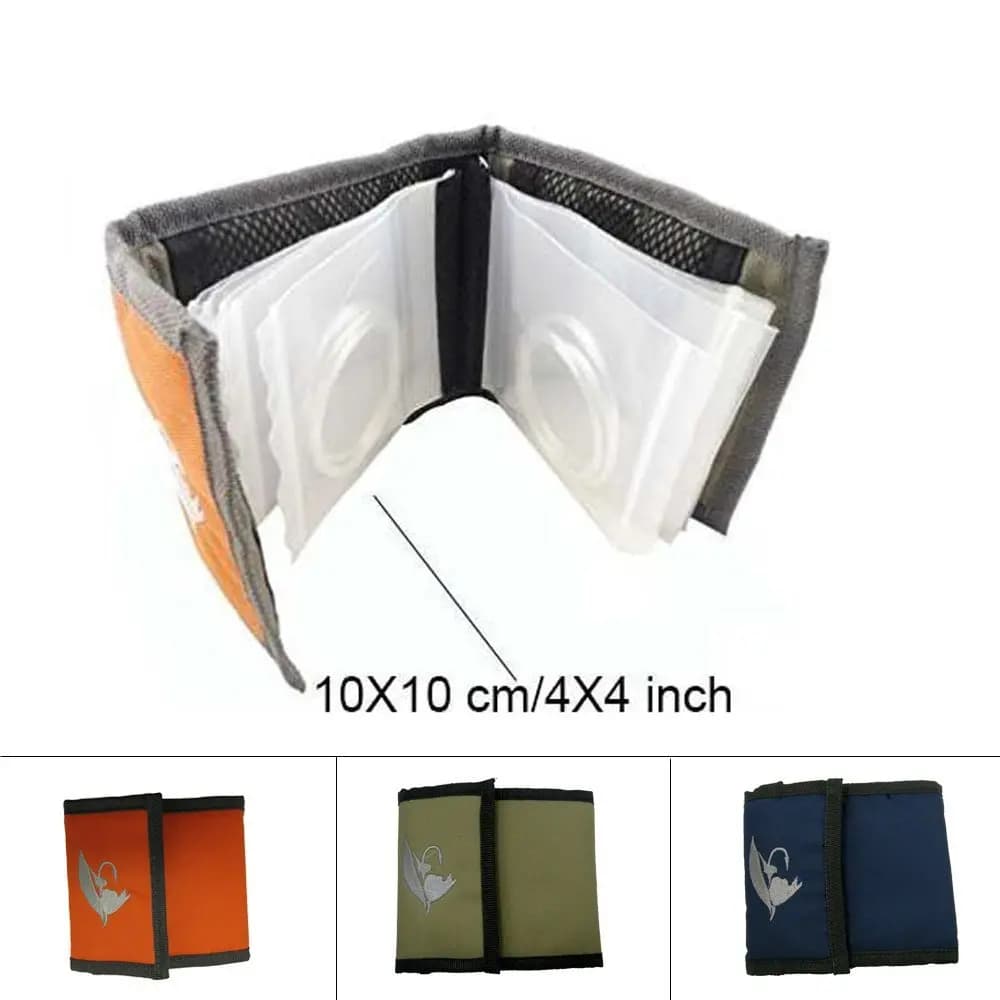 Porte-leader de qualité supérieure Aventik pour pêche à la mouche - 10 bobines - Sac de rangement