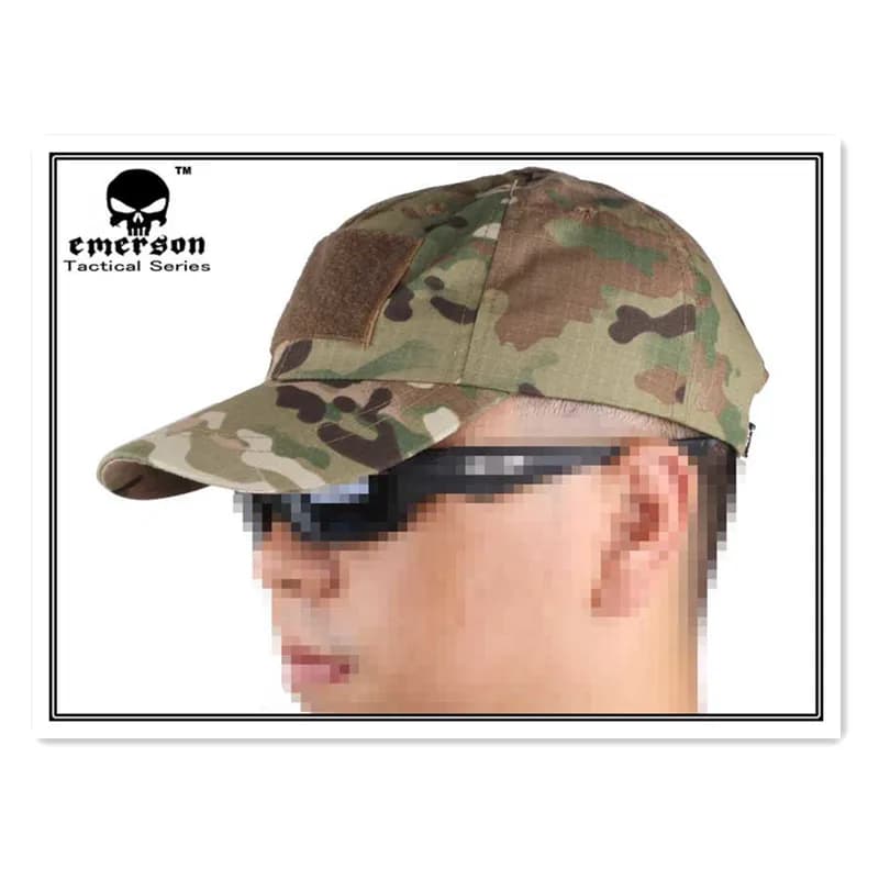Casquette baseball Multicam EMERSON pêche tactique anti-frottement chasse camouflage