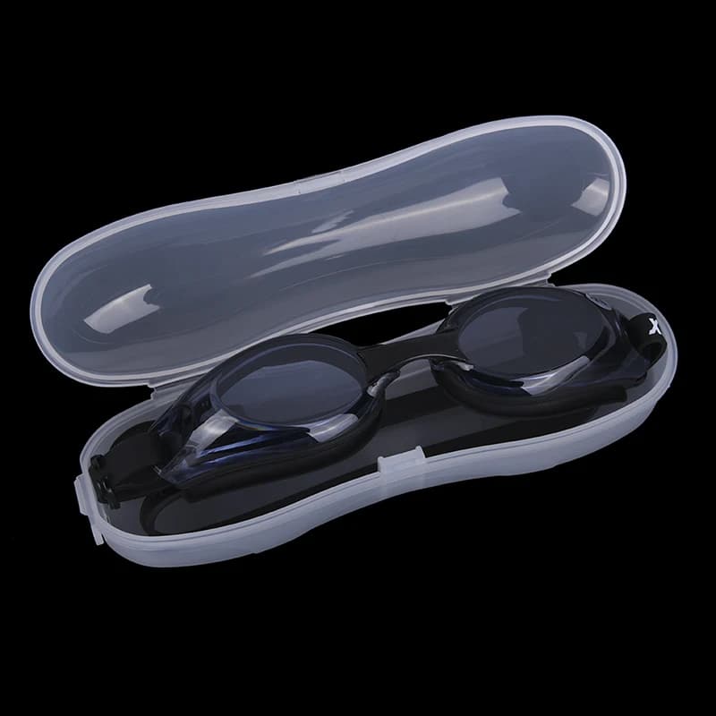 Étui portable transparent pour lunettes de pêche anti-buée unisexe pratique