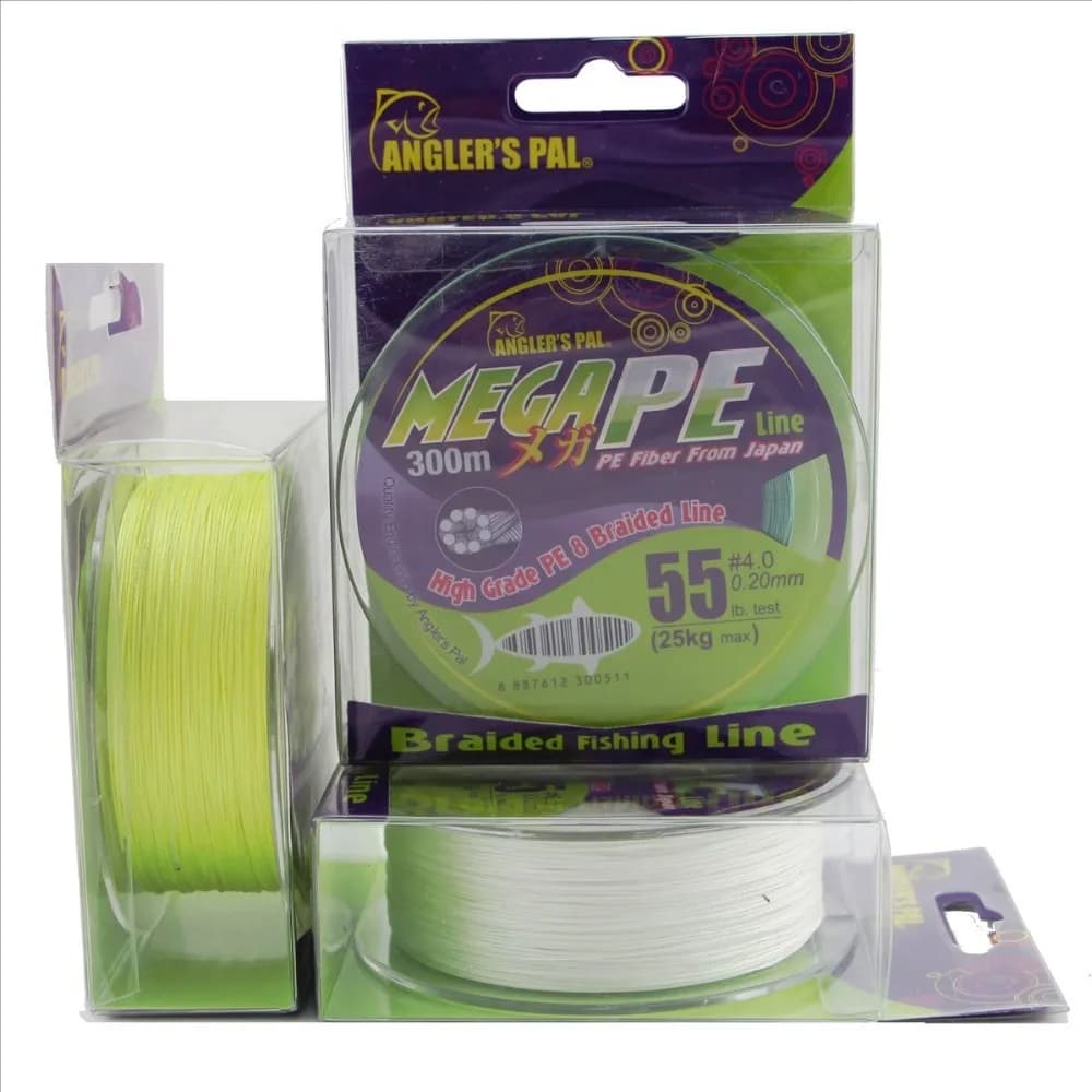 Ligne de pêche PE X8 multifilament Anglers Pal MEGA 300m/500m 8 brins tressée Japon équipement durable