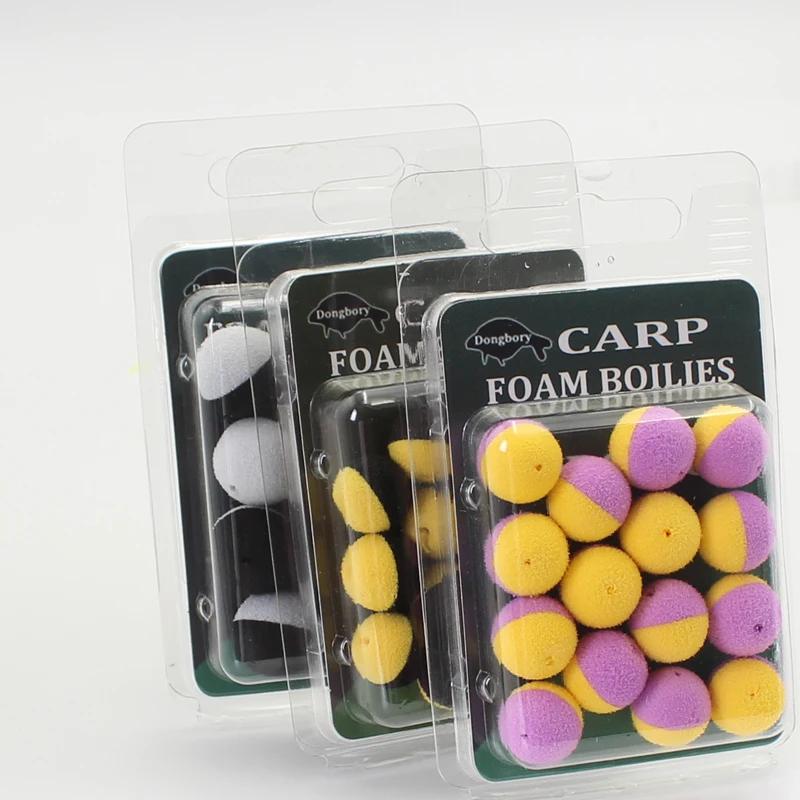 Boilies jumeaux bicolores 12-15 pièces - Appât flottant pour méthode feeder et hair rig carpe