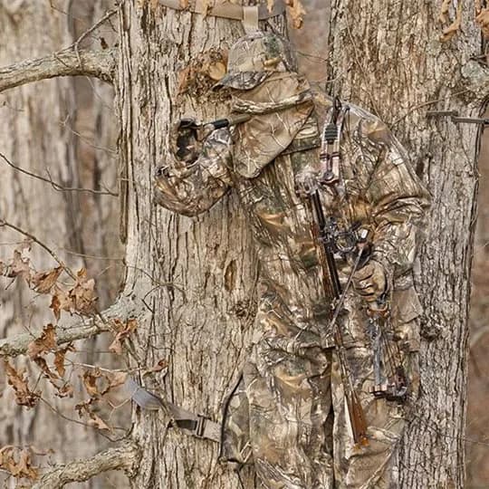 Combinaison Ghillie camouflage pêche chasse tactique respirante homme - tenue complète veste pantalon