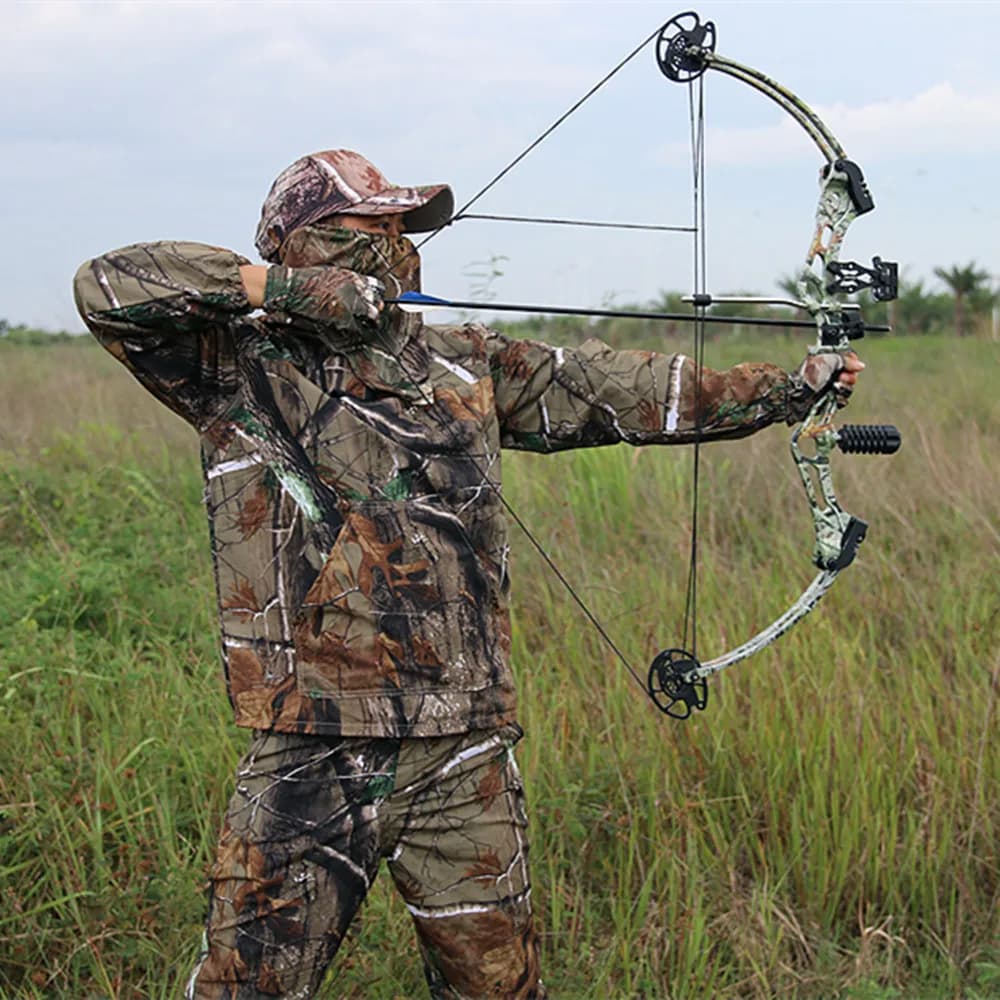 Combinaison pêche été ultra légère anti-moustiques - Veste capuche pantalon camouflage bionique protection solaire