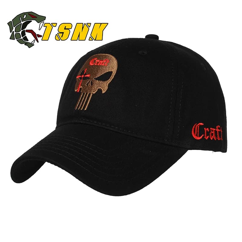 Casquette tactique pêche coton haute qualité broderie phoques pour pêcheurs exigeants