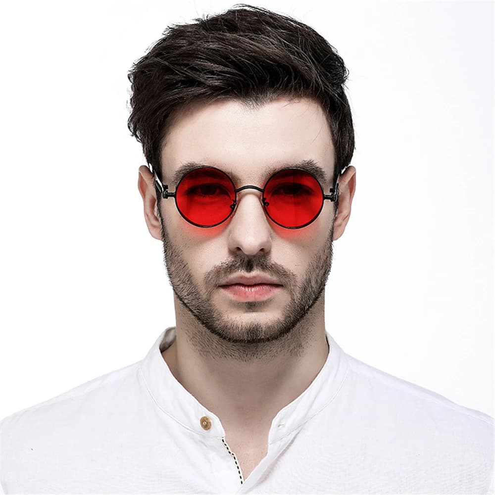 Lunettes steampunk vintage pour pêche thématique - Style rétro métal alliage pour pêcheurs originaux