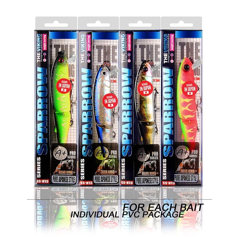Leurre minnow Bearking 11.3cm 13.7g appât professionnel qualité avec hameçon noir ou blanc pour pêche au leurre