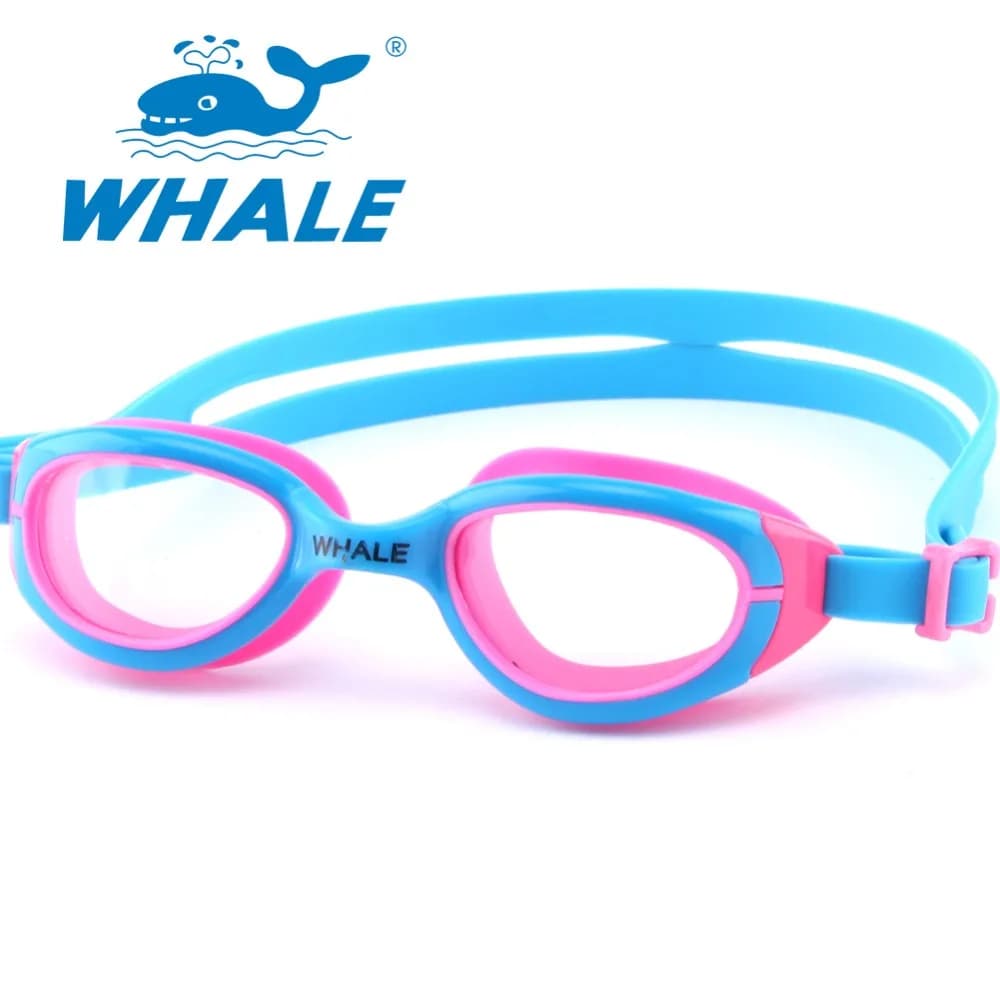 Lunettes de natation WHALE pour enfants 4-15 ans - Professionnelles réglables waterproof - Sports