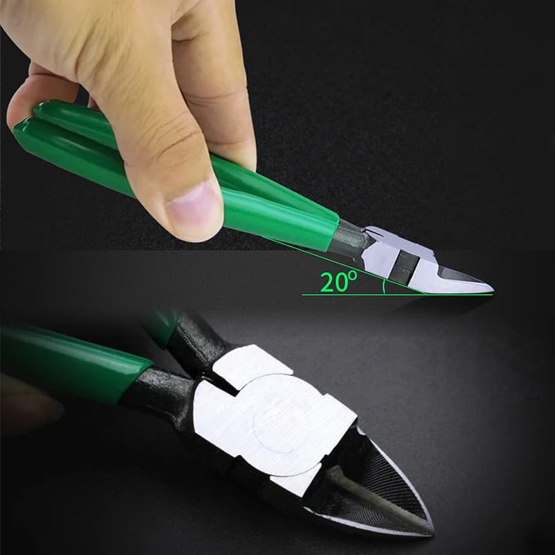 Pince coupante diagonale LAOA pour pêche - Ciseaux à câble 4.5-7 pouces pour fil de pêche et bijoux