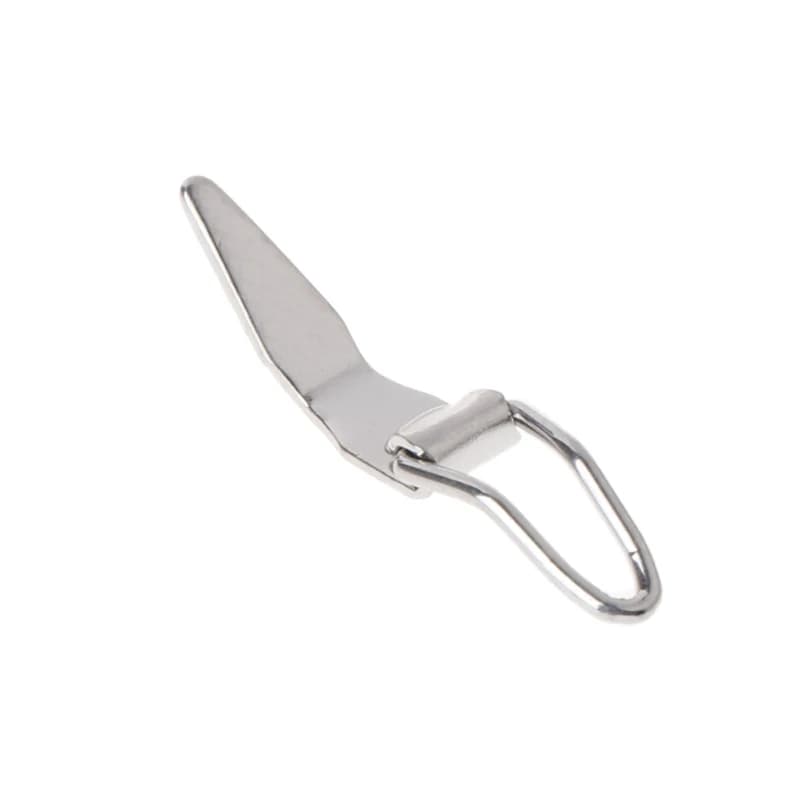 Porte-hameçon pliant inox pour canne à pêche - accessoire rangement appâts et hameçons