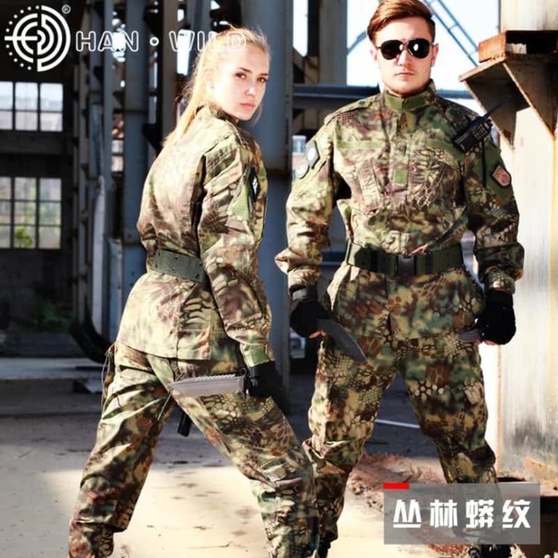 Uniforme militaire camouflage homme manches longues pour chasse et pêche tactique ghillie