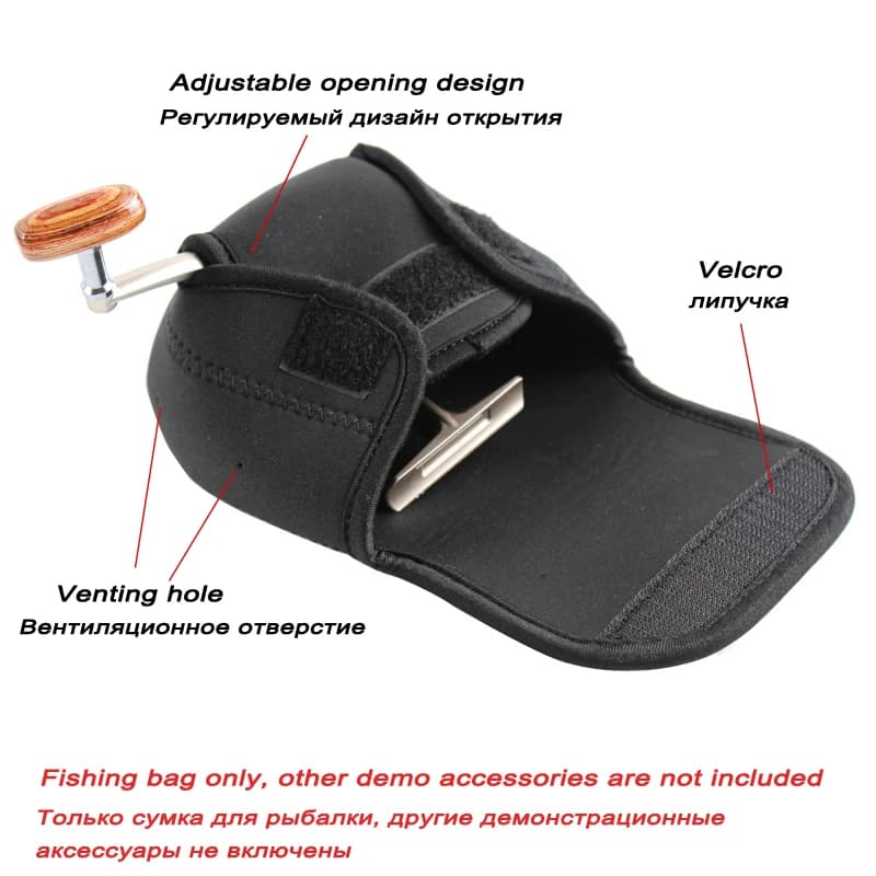Housse néoprène protection moulinet pêche taille S/M/L étui couverture anti-choc pour équipement
