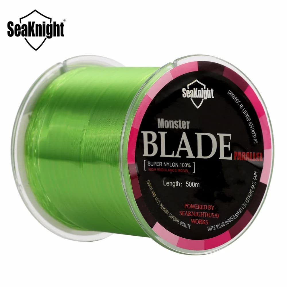 Ligne de pêche monofilament nylon Japon SeaKnight Blade Series 500m pour carpe et carnassiers 2-35LB