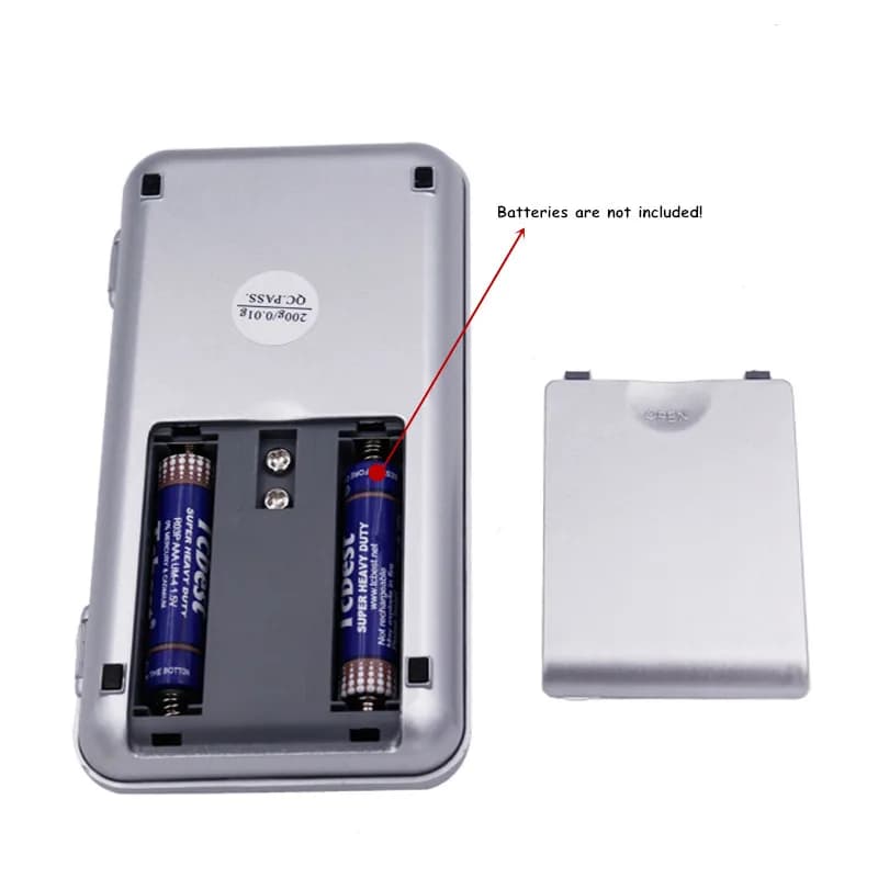 Balance pêche digitale 200g/0.01g - Balance portable précise pour appâts avec boîte retail