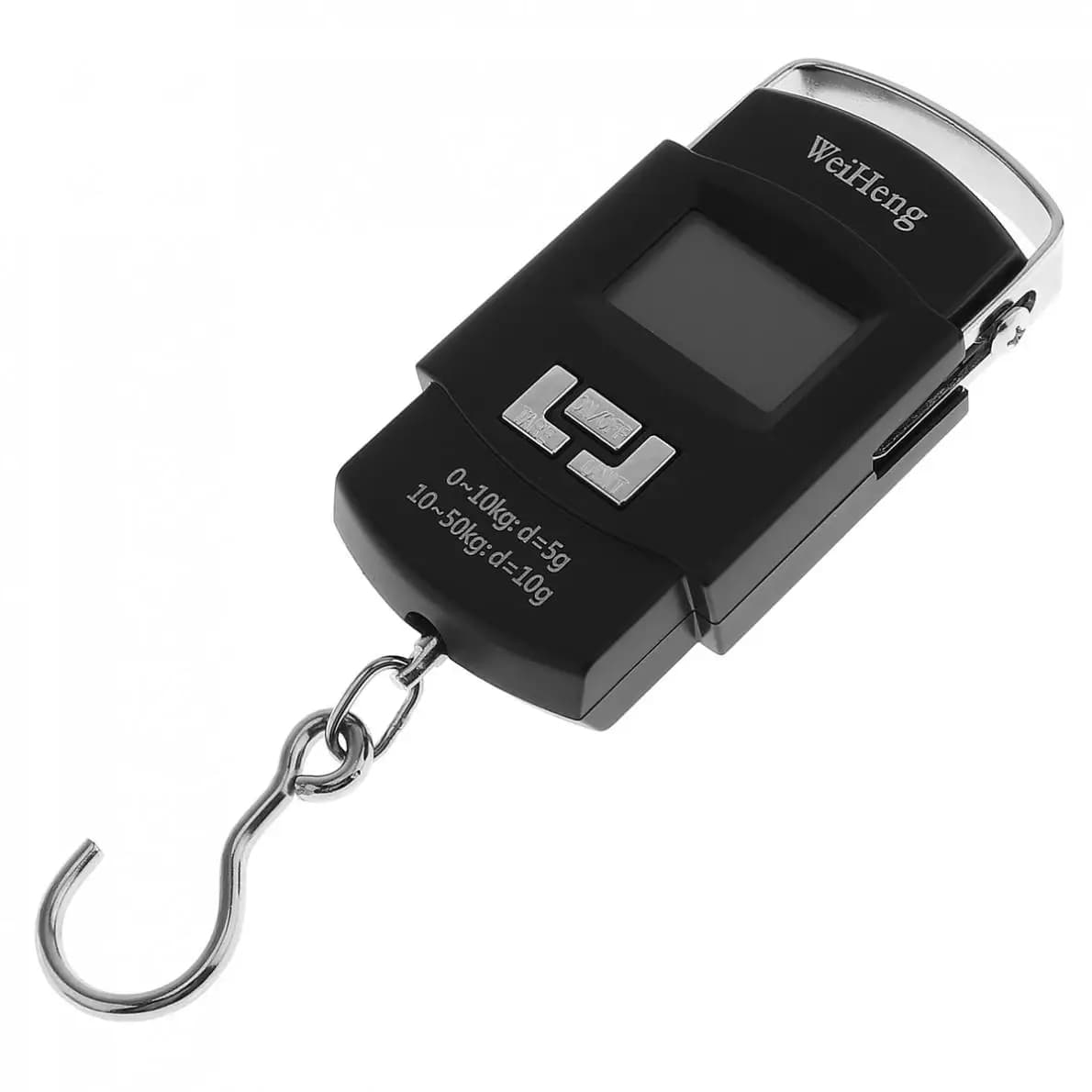 Balance électronique WeiHeng WH-A08 50kg double précision - Mesure température crochet rétroéclairé pour pêche