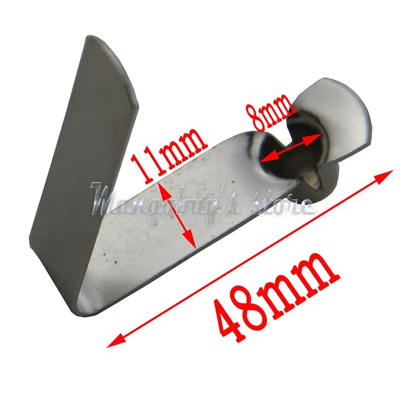 Boutons-pression creux pour pagaie kayak - 10 clips de 4 à 9mm accessoires bateau marine