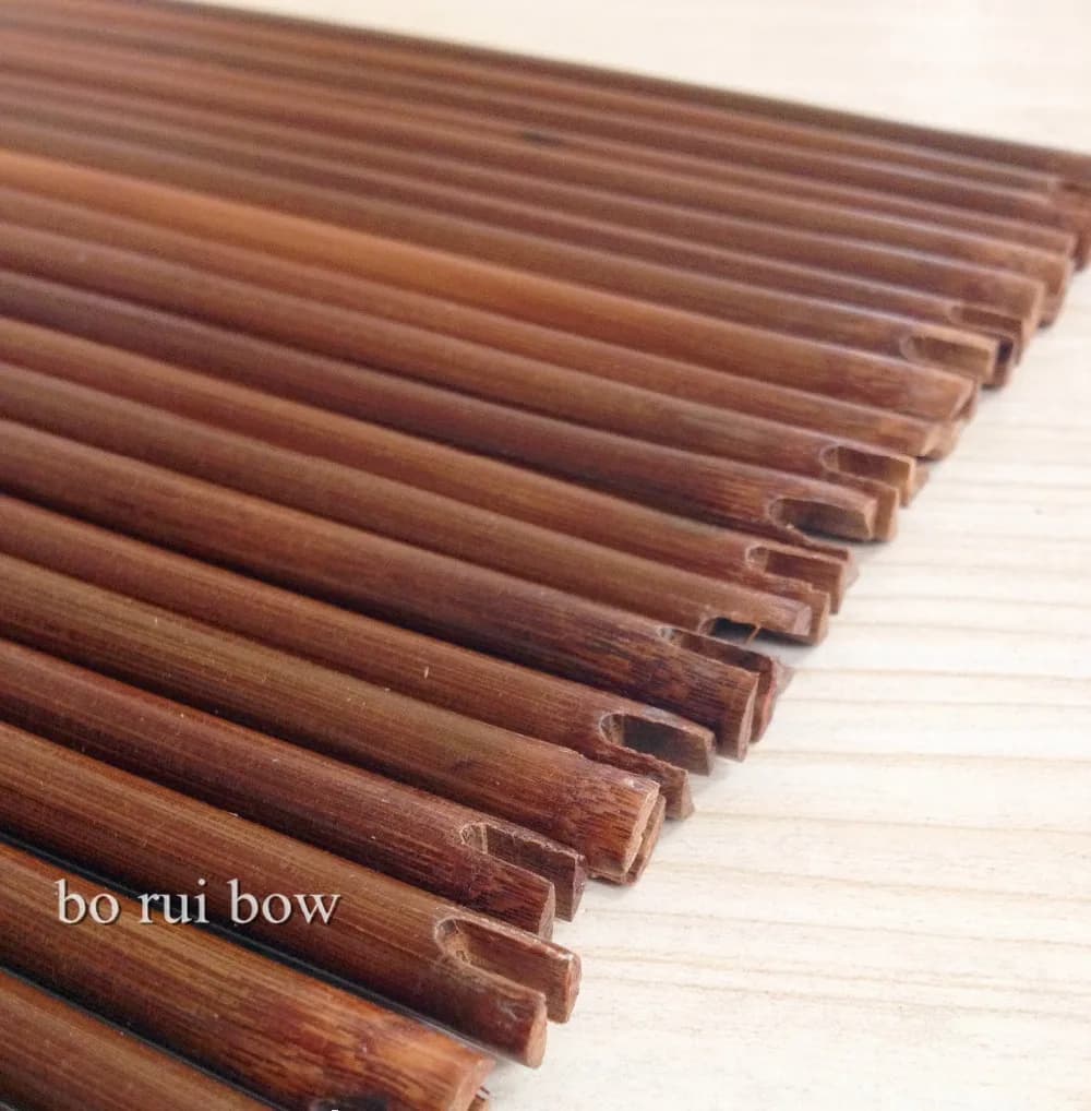 12 fûts flèches bambou qualité supérieure 80/84/90cm pour fabrication flèches artisanales pêche arc