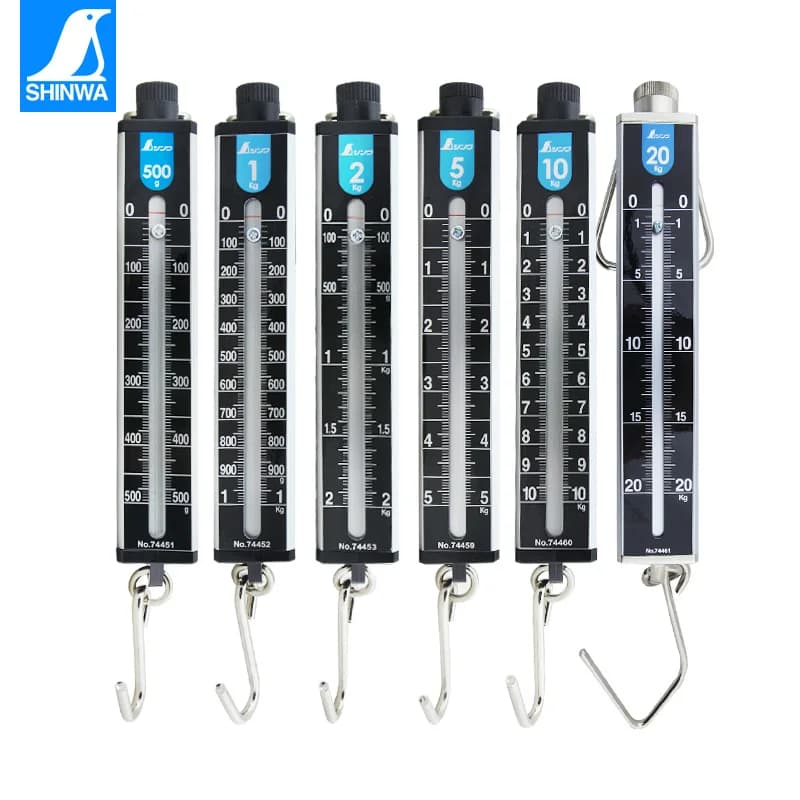 Balance dynamomètre SHINWA portable mini - Pèse-ressort précis pour pesées express en déplacement