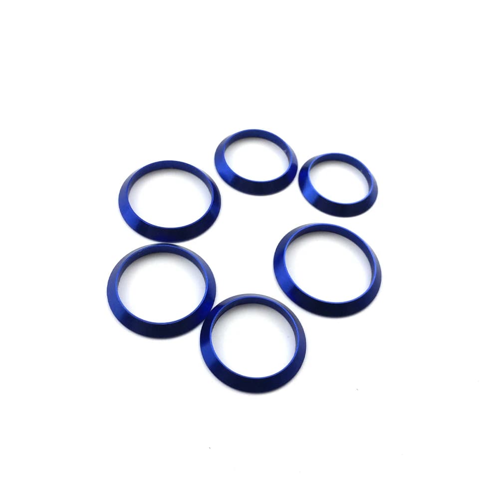 Bague décorative NooNRoo pour canne à pêche anneau aluminium DIY réparation composants
