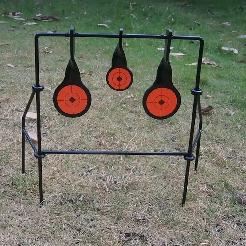 Cible plinking avec support arrière pour entraînement tir pêche - Stabilité et précision