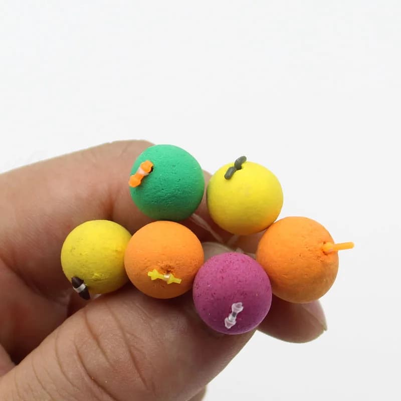 Stoppers pop-up bouillettes 5 pièces - Accessoires feeder carpe - Fixation appâts flottants sécurisée