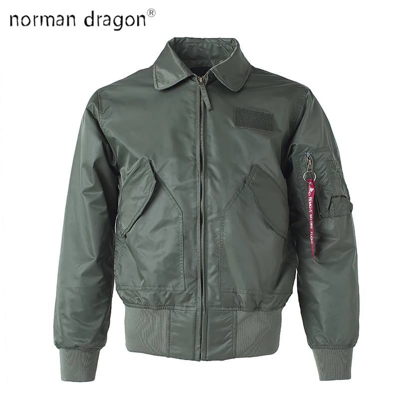 Veste bomber tactique air force CWU-45P - Veste militaire pêche imperméable coupe-vent