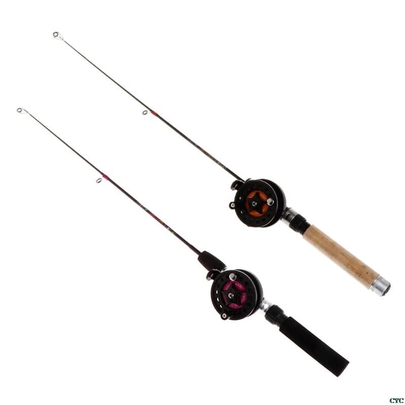 Canne avec moulinet ultra courte portable mini hiver - Pêche glace EVA 4B/3B professionnelle