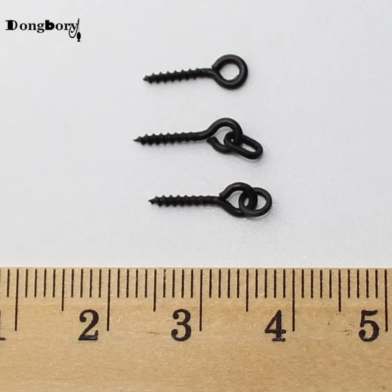 20 PCS montage cheveu Ronnie Chod pour carpe avec hameçons à vis et pop-up boilies