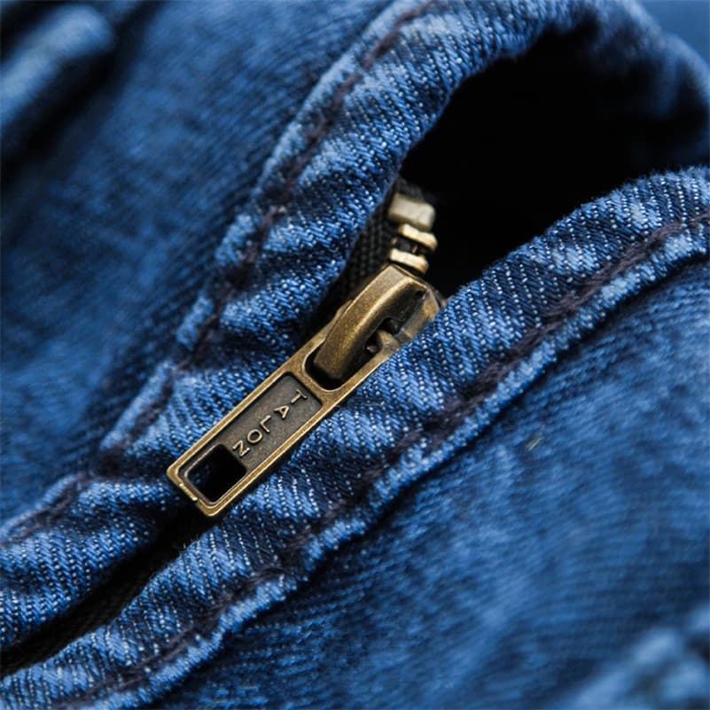 Veste sans manches homme en denim bleu foncé, taille plus XL à 5XL, multi-poches