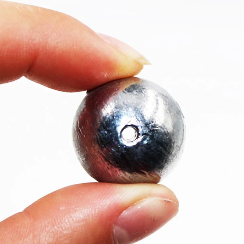 5 plombs oeufs pour pêche de 2g à 30g - Poids plomb résistant déformation - Boîte split shot pour pêche précise