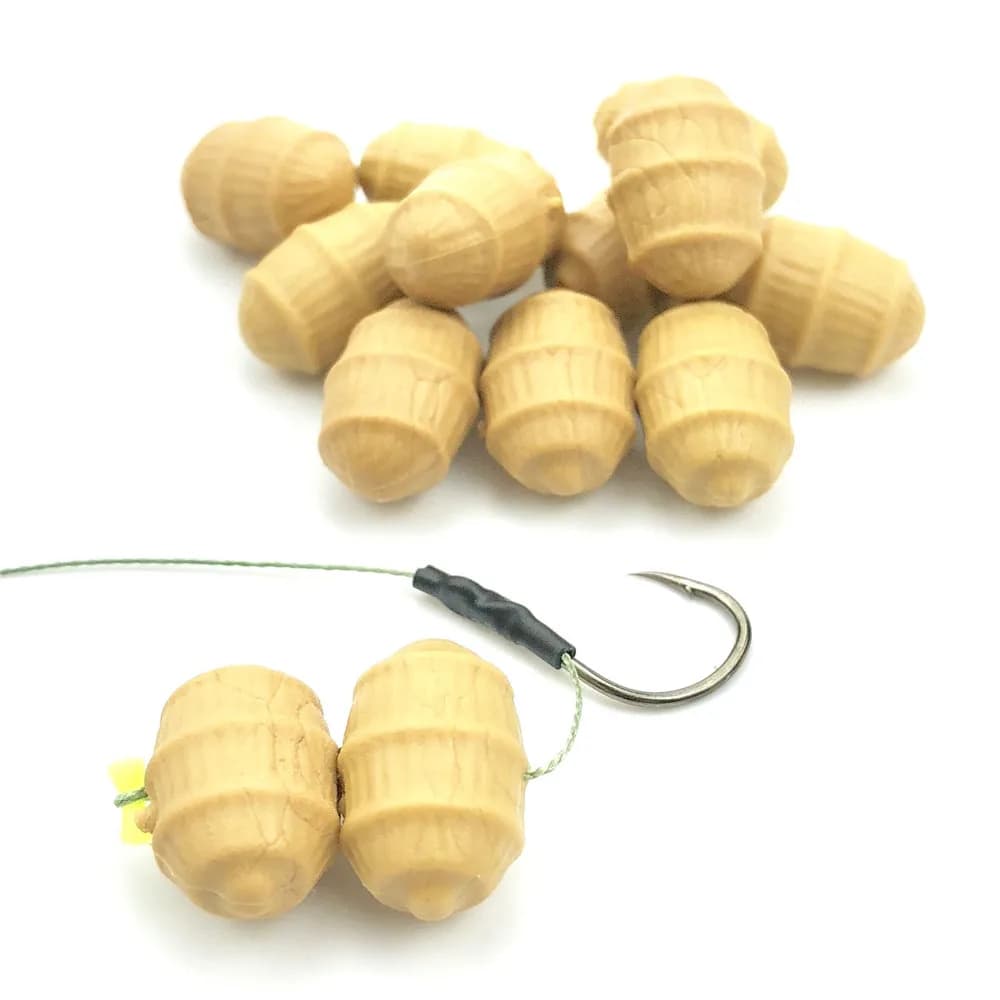 20 appâts flottants tiger nut pour carpe - pellets artificiels pop up baits techniques