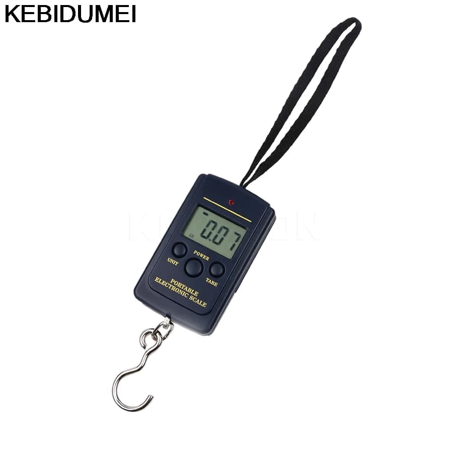 Mini balance électronique poche pêche 40kg/10g multifonction - Balance portable numérique pour pêcheurs