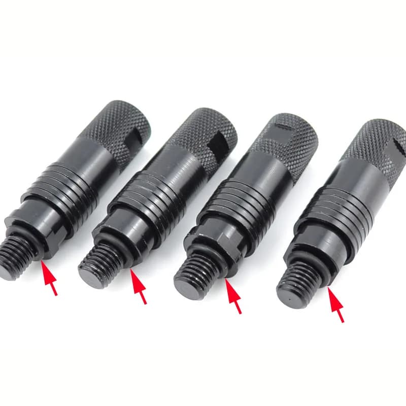 50 anneaux caoutchouc noir pour alarmes de touche pêche, pods et barres - Accessoires pêche durable