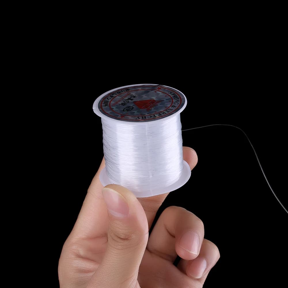 Ligne de pêche cristal PE nylon tressée monofilament 0.2mm-0.6mm 20m-155m fil solide outils pêche