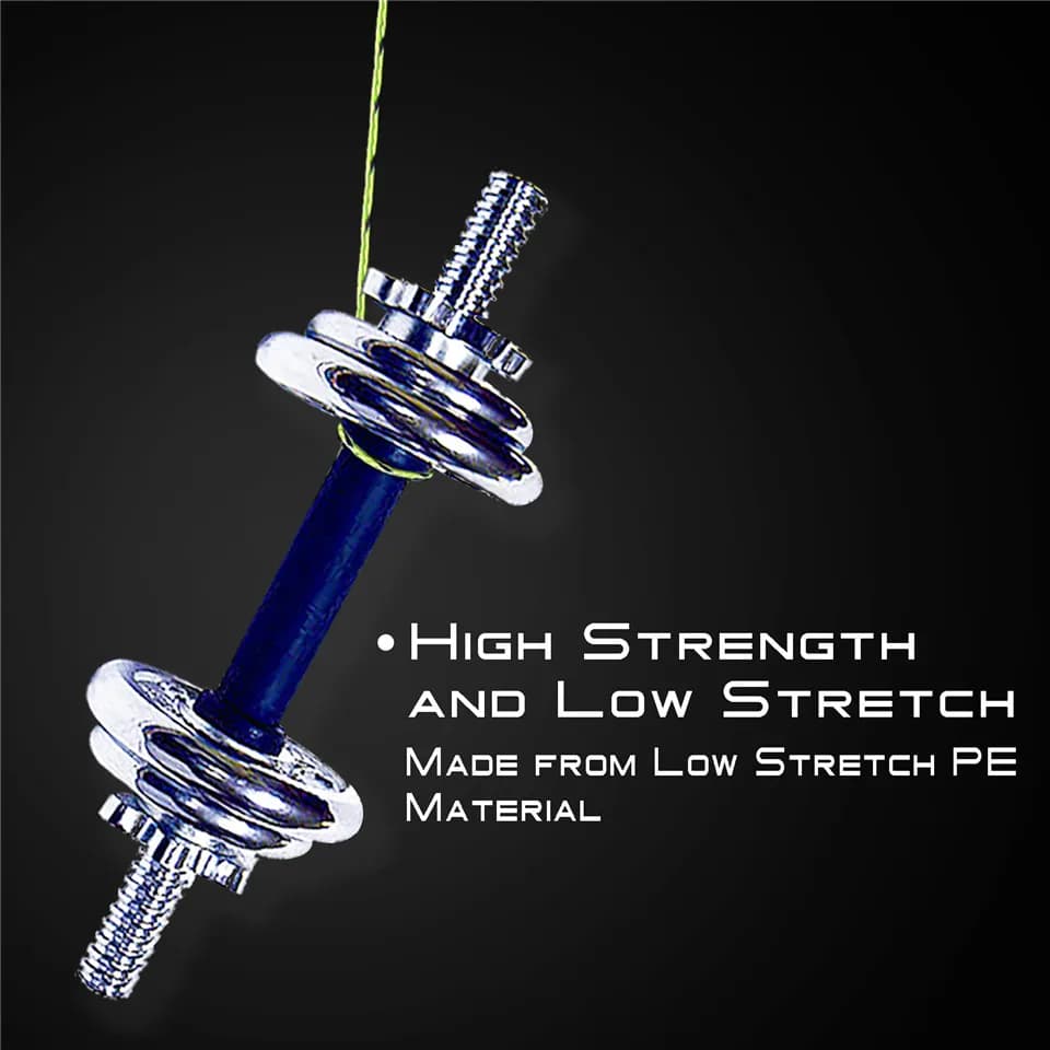 Ligne de backing pour pêche à la mouche 100/300 yards 20/30LB, tresse multicolore résistante