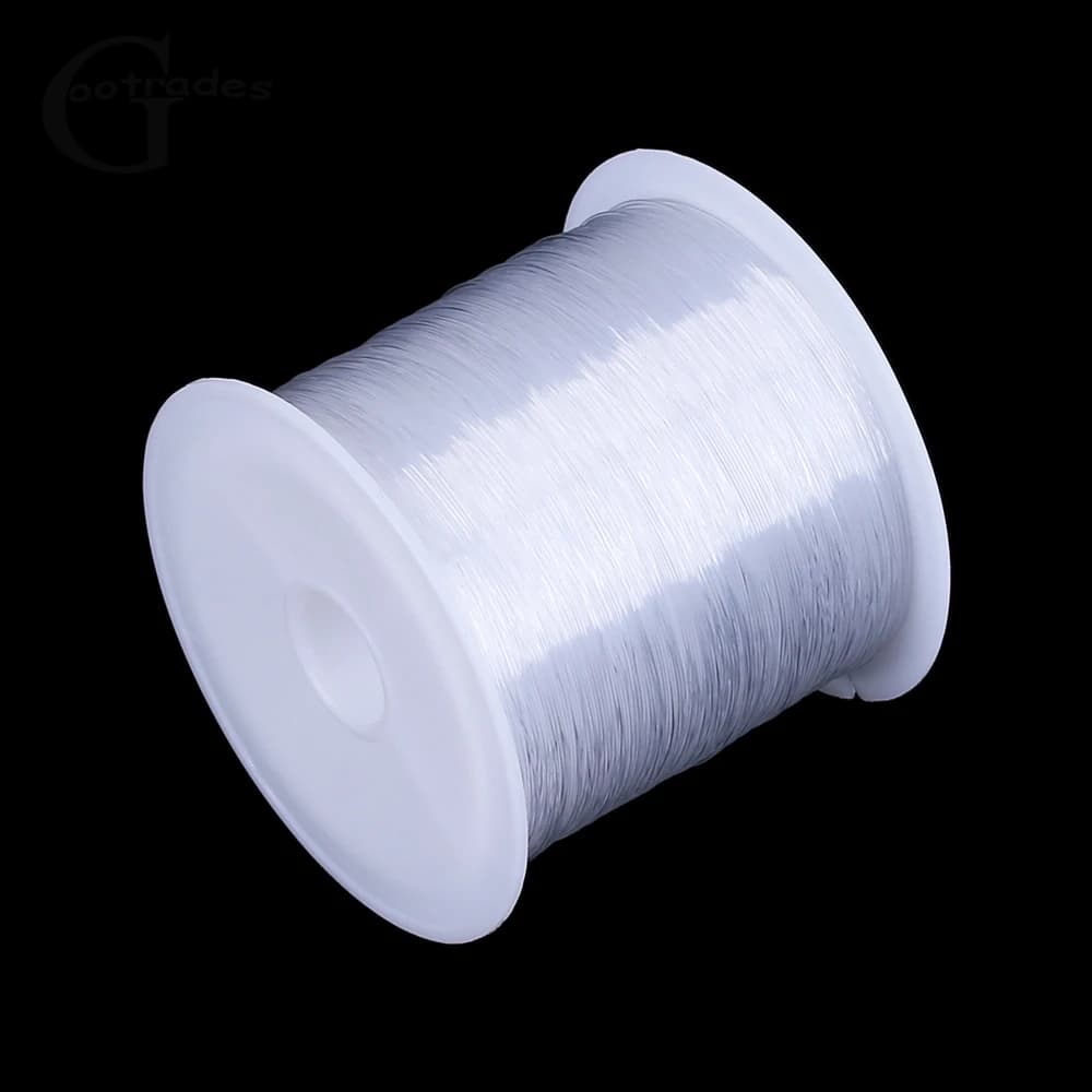 Ligne de pêche cristal PE nylon tressée monofilament 0.2mm-0.6mm 20m-155m fil solide outils pêche