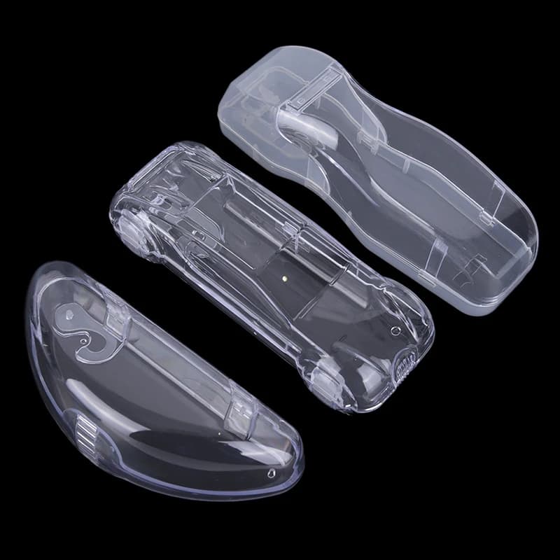 Étui portable transparent pour lunettes de pêche anti-buée unisexe pratique